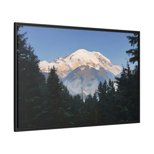 Mountain Canvas Art, Wall Decor, Nature Painting, Landscape Print, Home Decoration, Mount Ranier